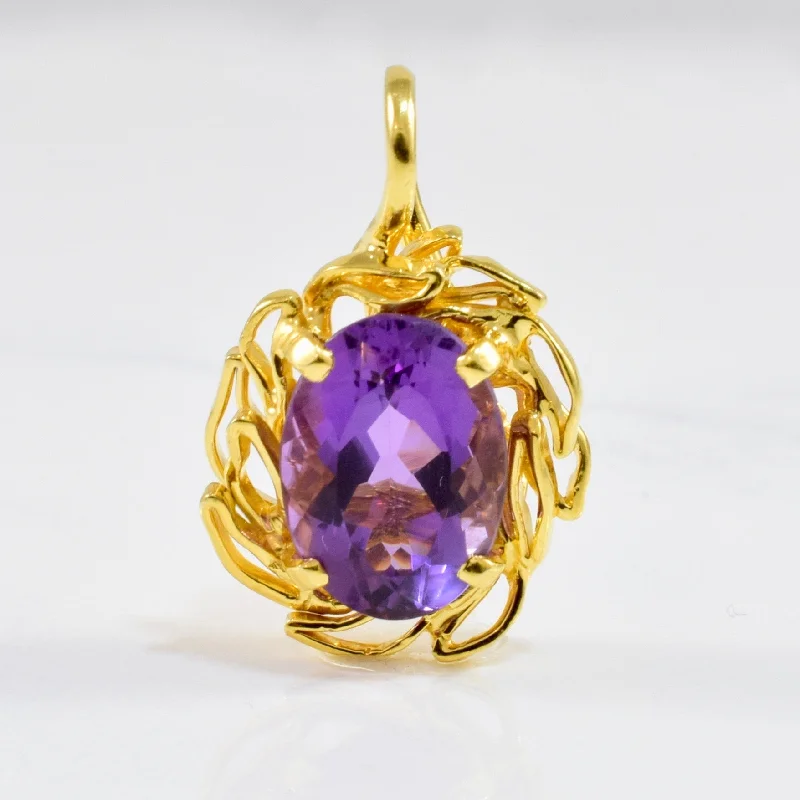 Amethyst Wreath Pendant | 6.20ct |