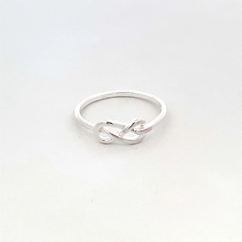 Ameya Infinity Knot 925 Sterling Silver Promise Ring