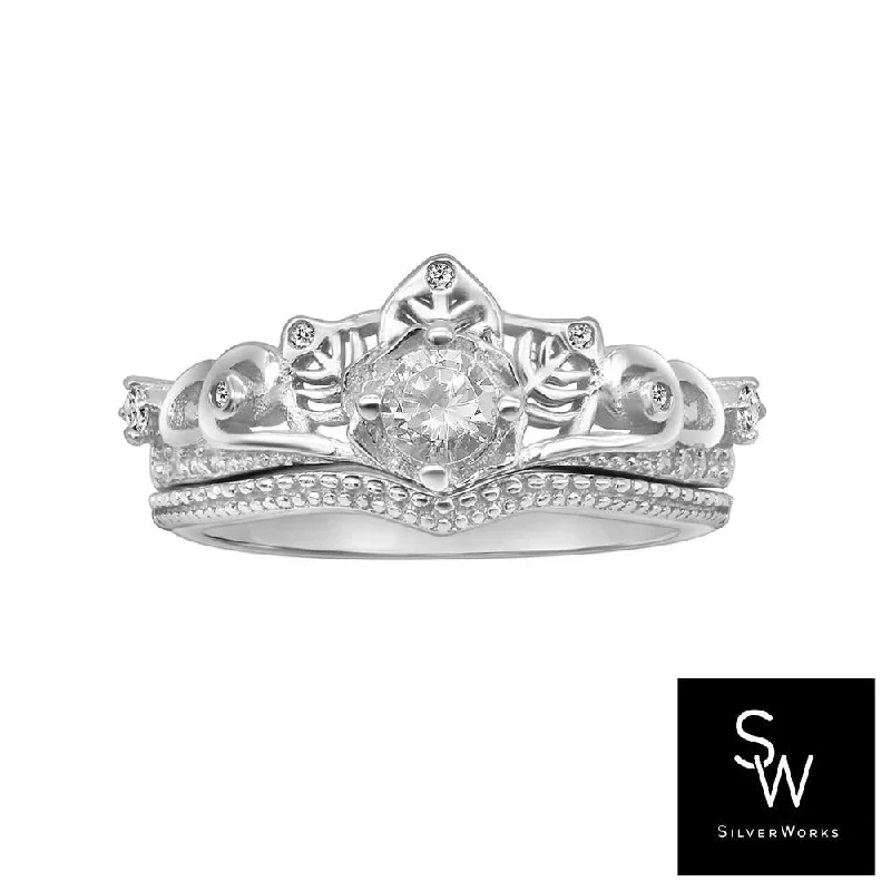 2 in 1 Belle Princess Ring For Women R64035