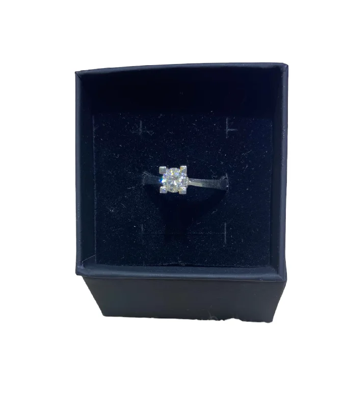 Sandy Brilliant Cut Swarovski Engagement Ring