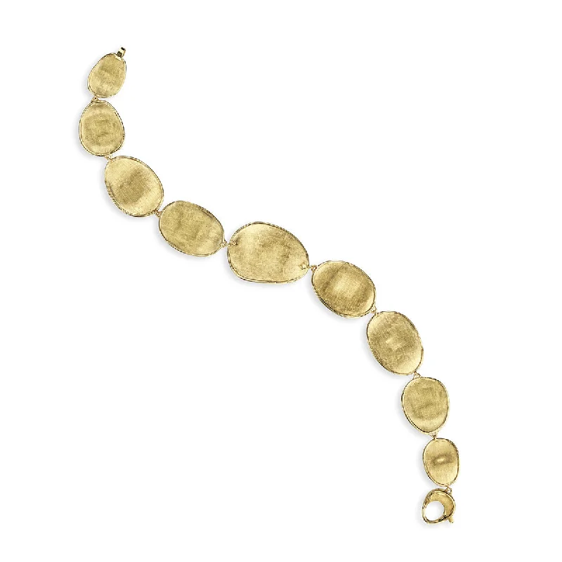 18K Yellow Gold Graduated Medium Bracelet