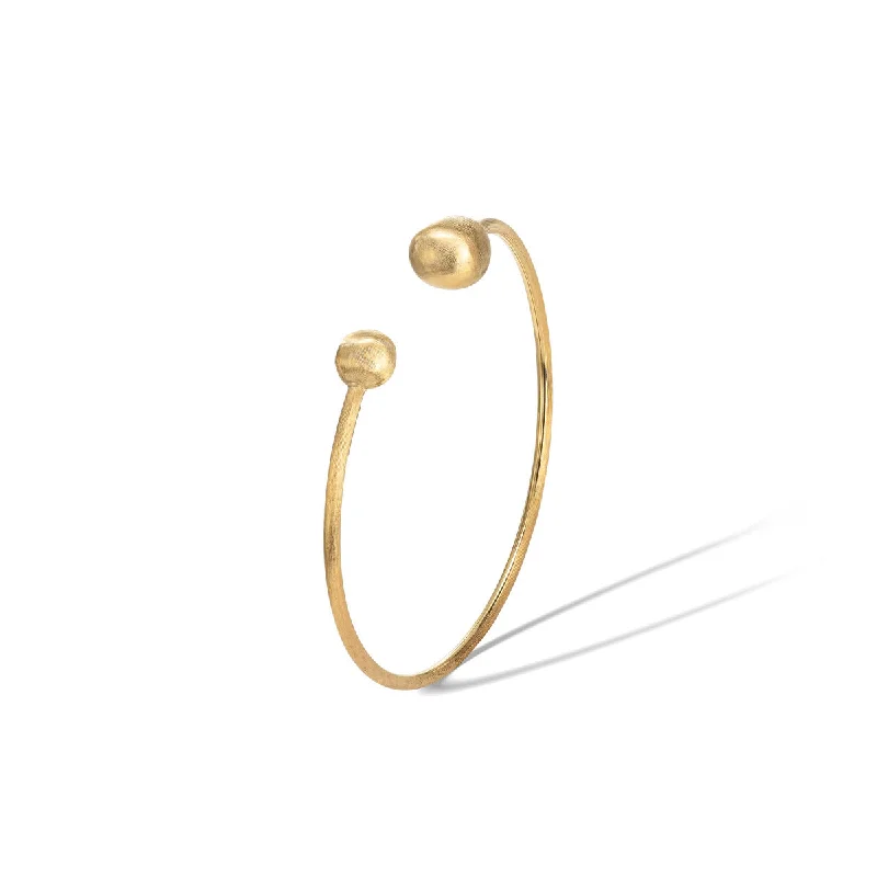 18K Yellow Gold Kissing Bangle