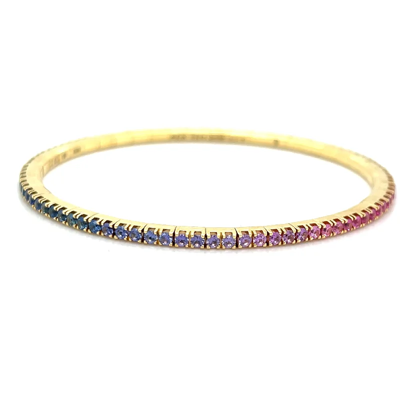 Extensible Sapphire Stretch Bracelet