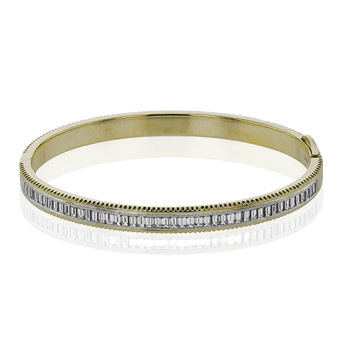 Bangle in 18k Gold with Diamonds