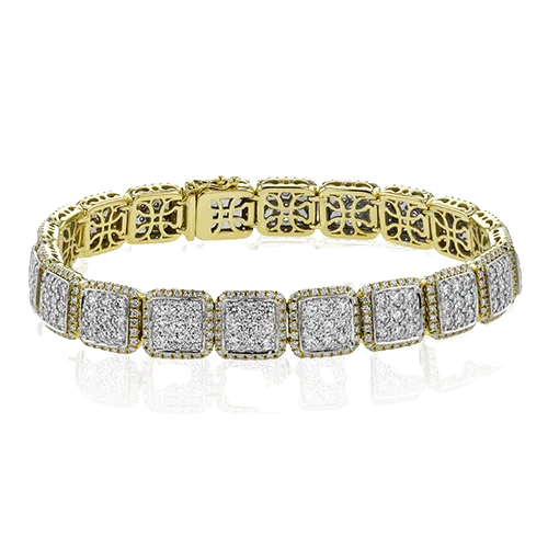 Bracelet in 18k Gold with Diamonds