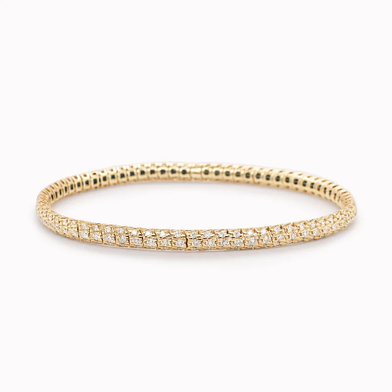 Pavé Diamond Stretch Bracelet 2ct