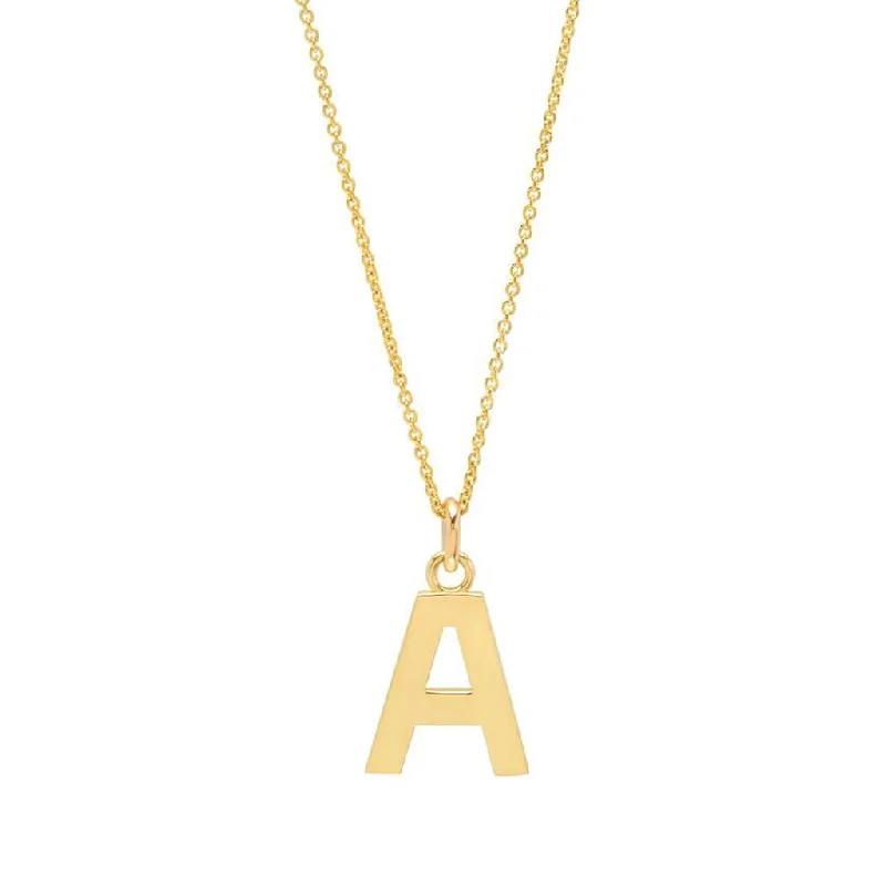 Uppercase Letter Necklace